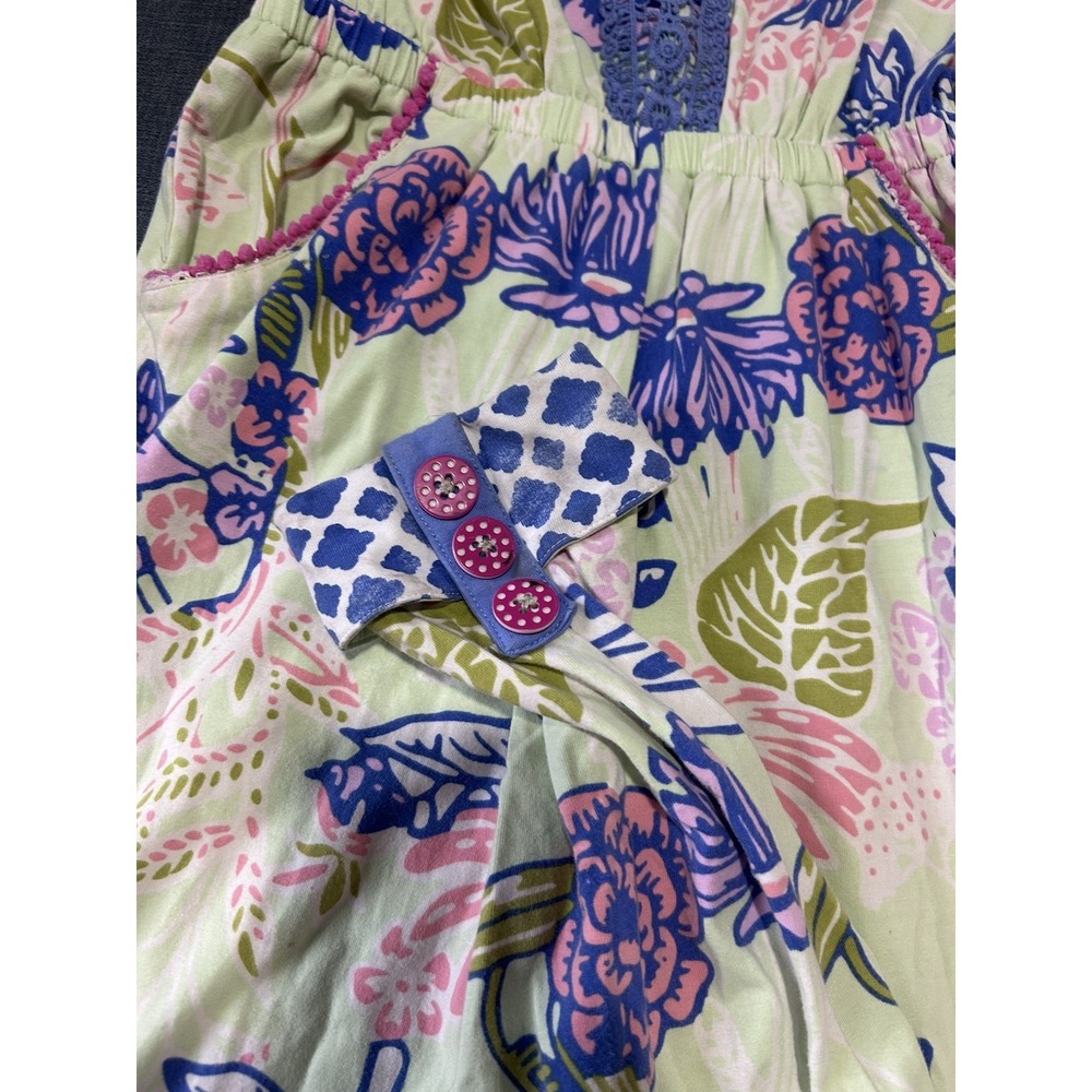 Girls Matilda Jane Floral Jumpsuit Size 8 - Picture 3 of 5